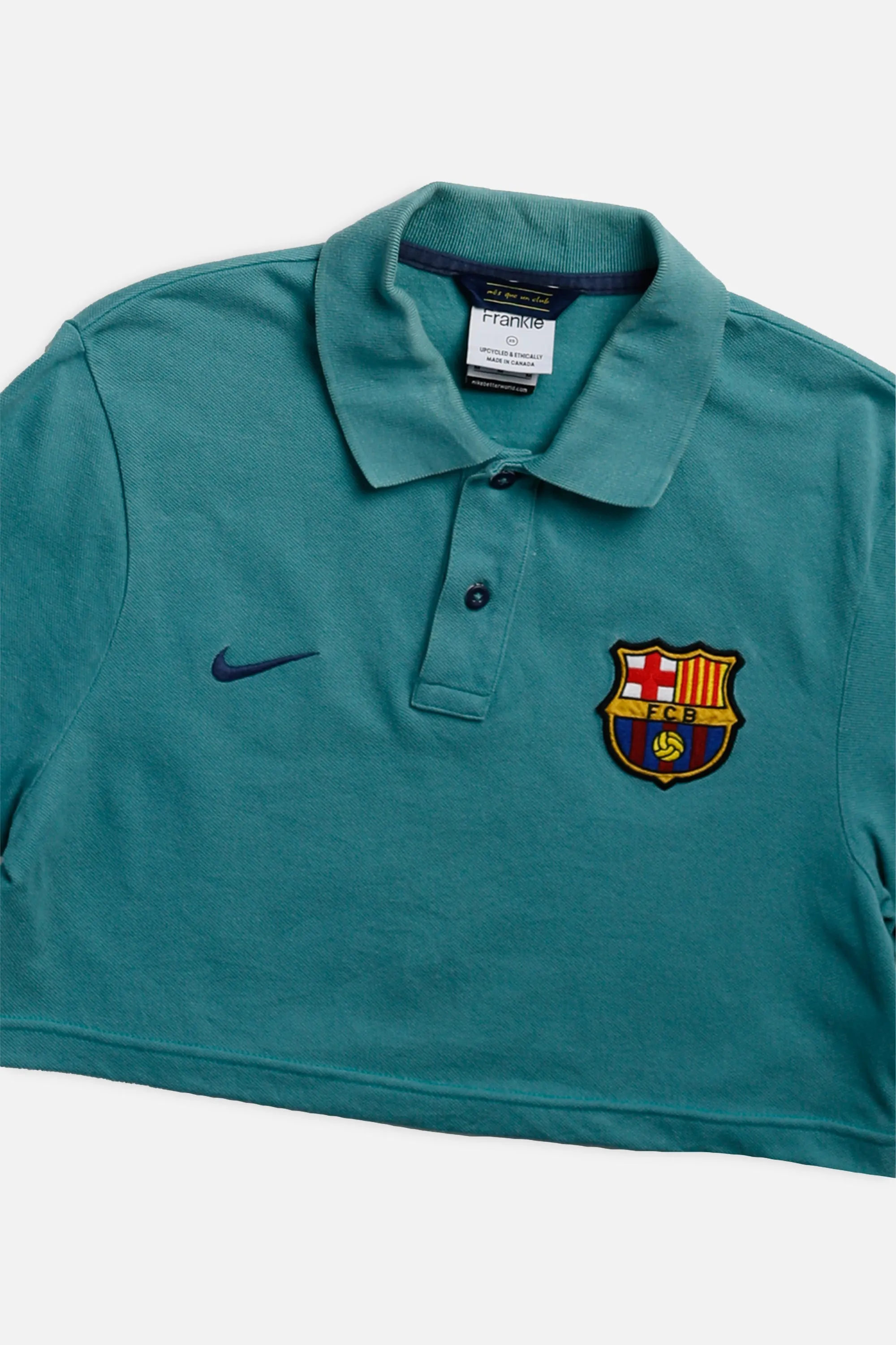 Rework Crop Barcelona Soccer Tee - XS Frankie