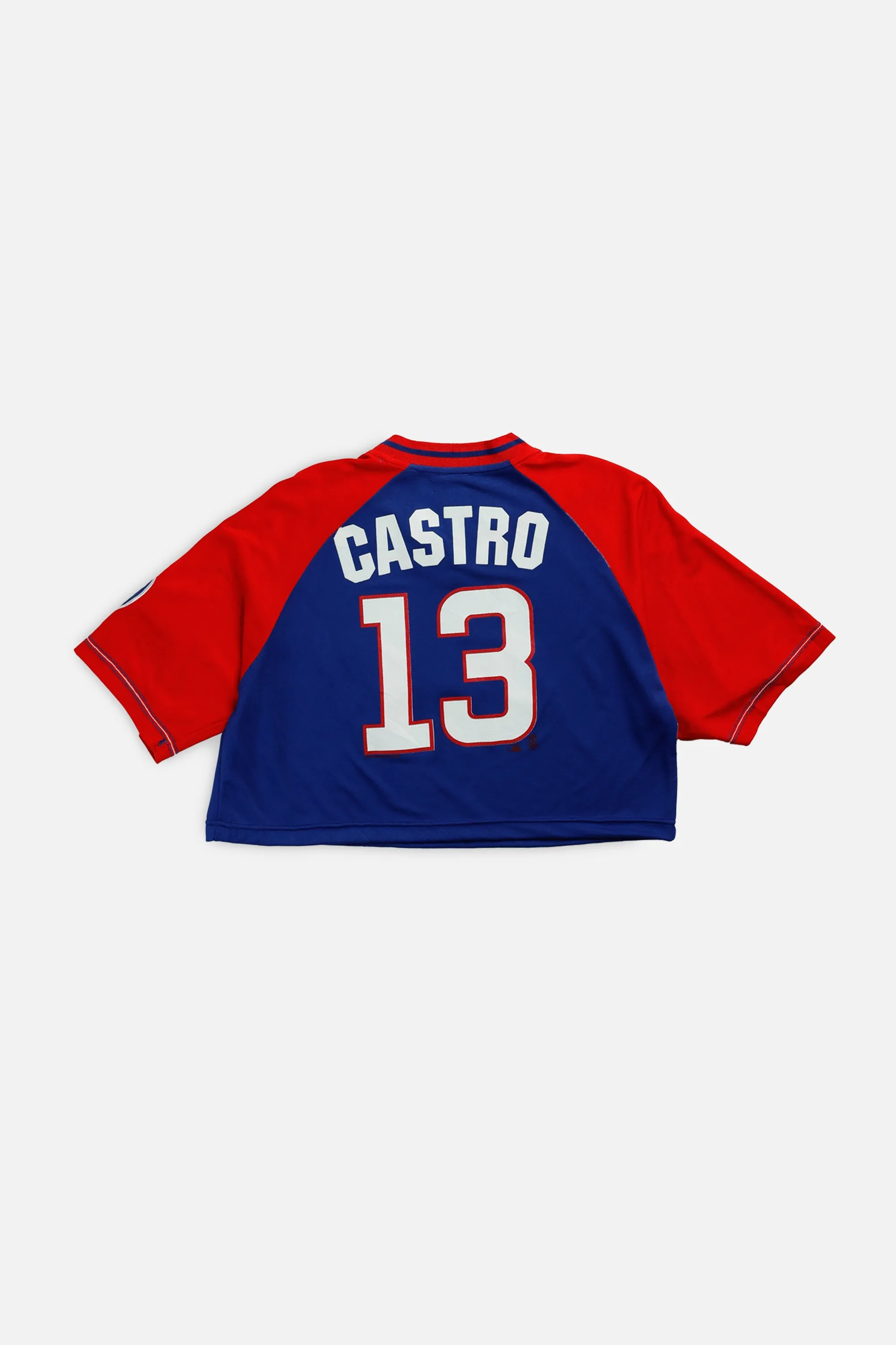 Rework Crop Chicago Cubs MLB Jersey - M Frankie