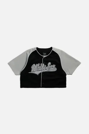 Rework Crop Chicago White Sox MLB Jersey - M Frankie