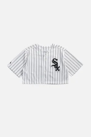 Rework Crop Chicago White Sox MLB Jersey - M Frankie