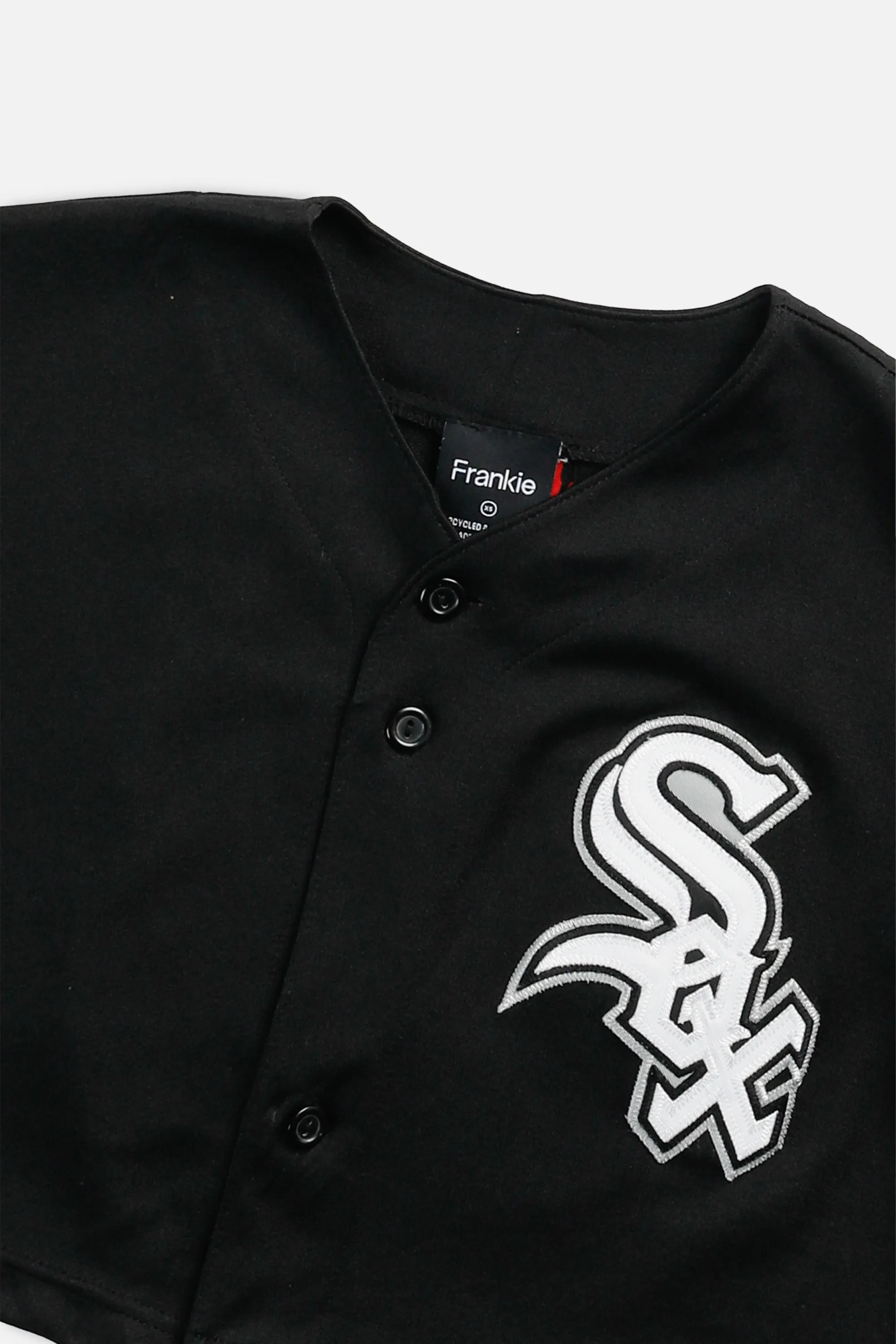 Rework Crop Chicago White Sox MLB Jersey - XS Frankie