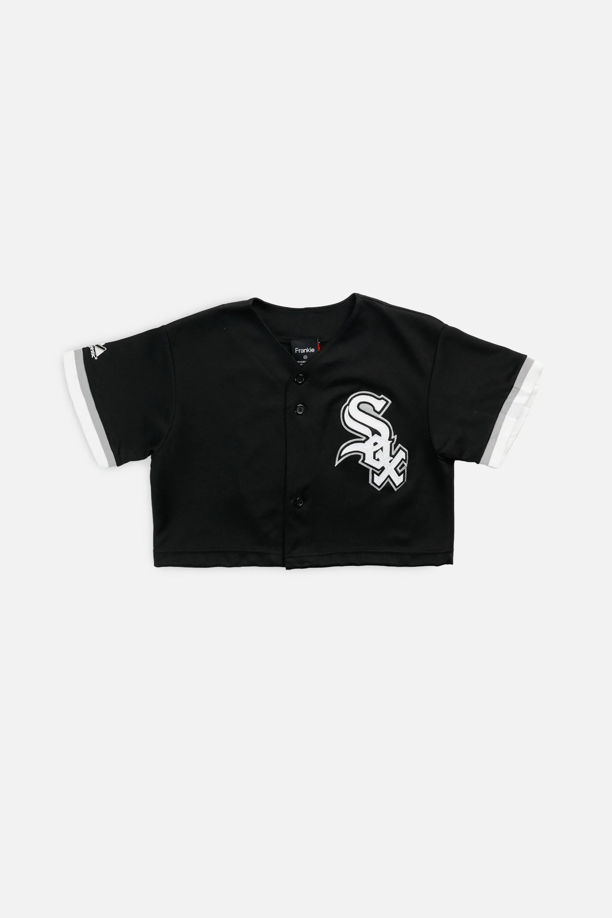 Rework Crop Chicago White Sox MLB Jersey - XS Frankie