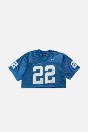 Rework Crop Football Jersey - S Frankie