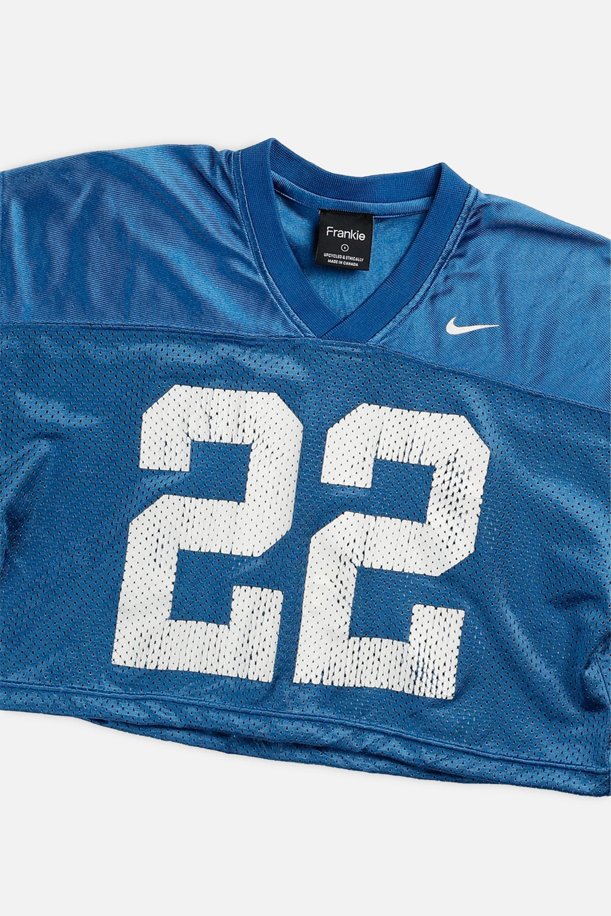 Rework Crop Football Jersey - S Frankie