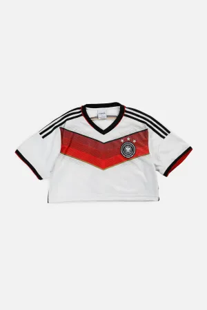 Rework Crop Germany Soccer Jersey - L Frankie
