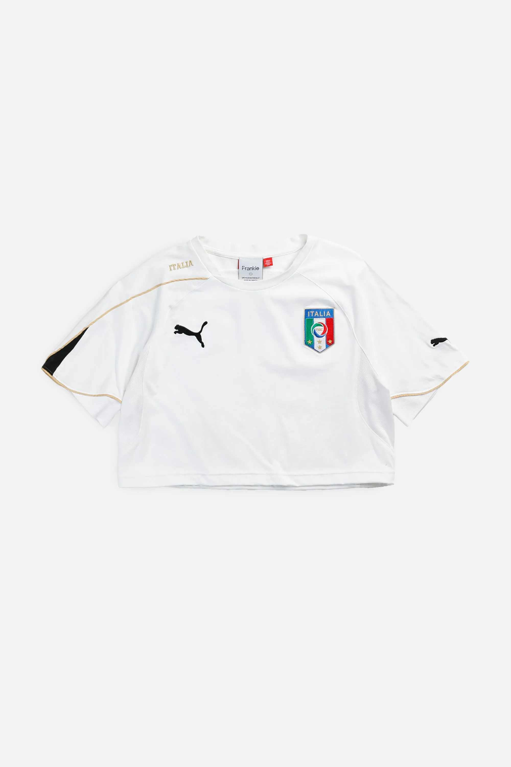 Rework Crop Italy Soccer Tee - S Frankie