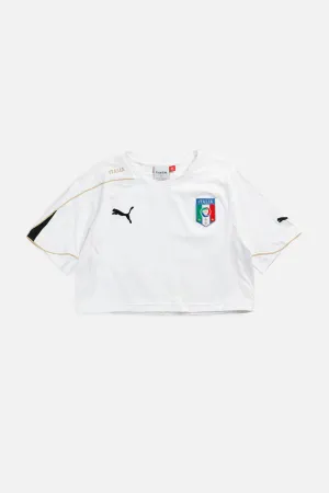 Rework Crop Italy Soccer Tee - S Frankie