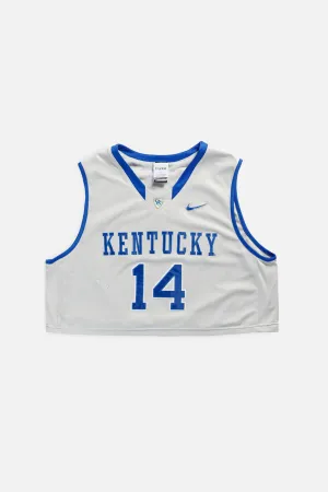 Rework Crop Kentucky Wildcats NCAA Jersey - L Frankie