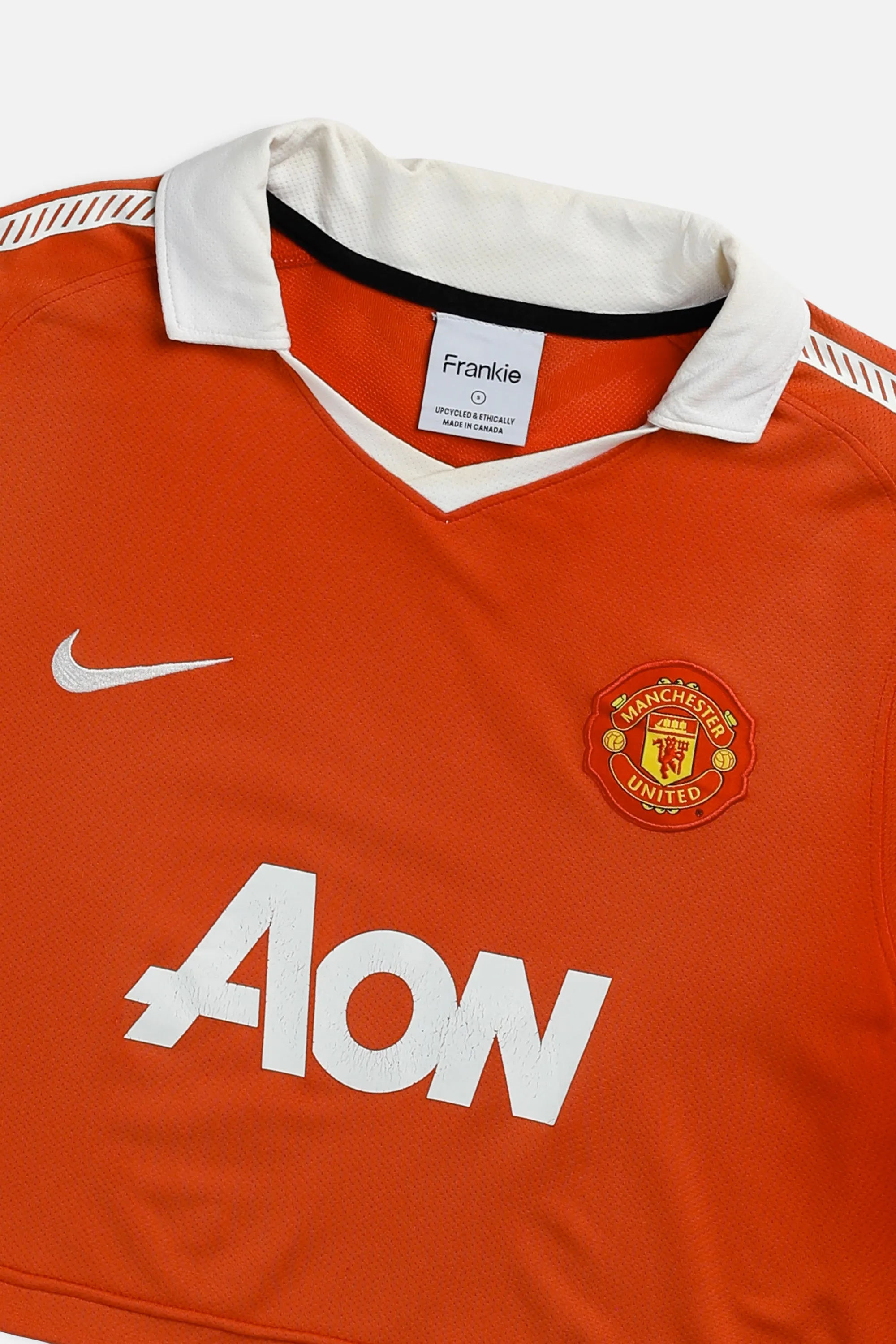 Rework Crop Manchester Soccer Jersey - S Frankie