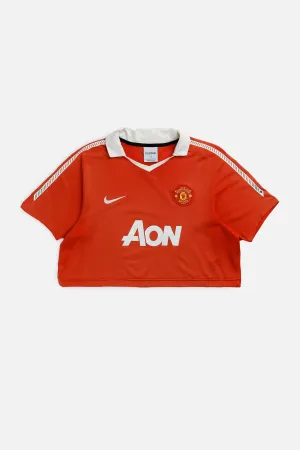 Rework Crop Manchester Soccer Jersey - S Frankie