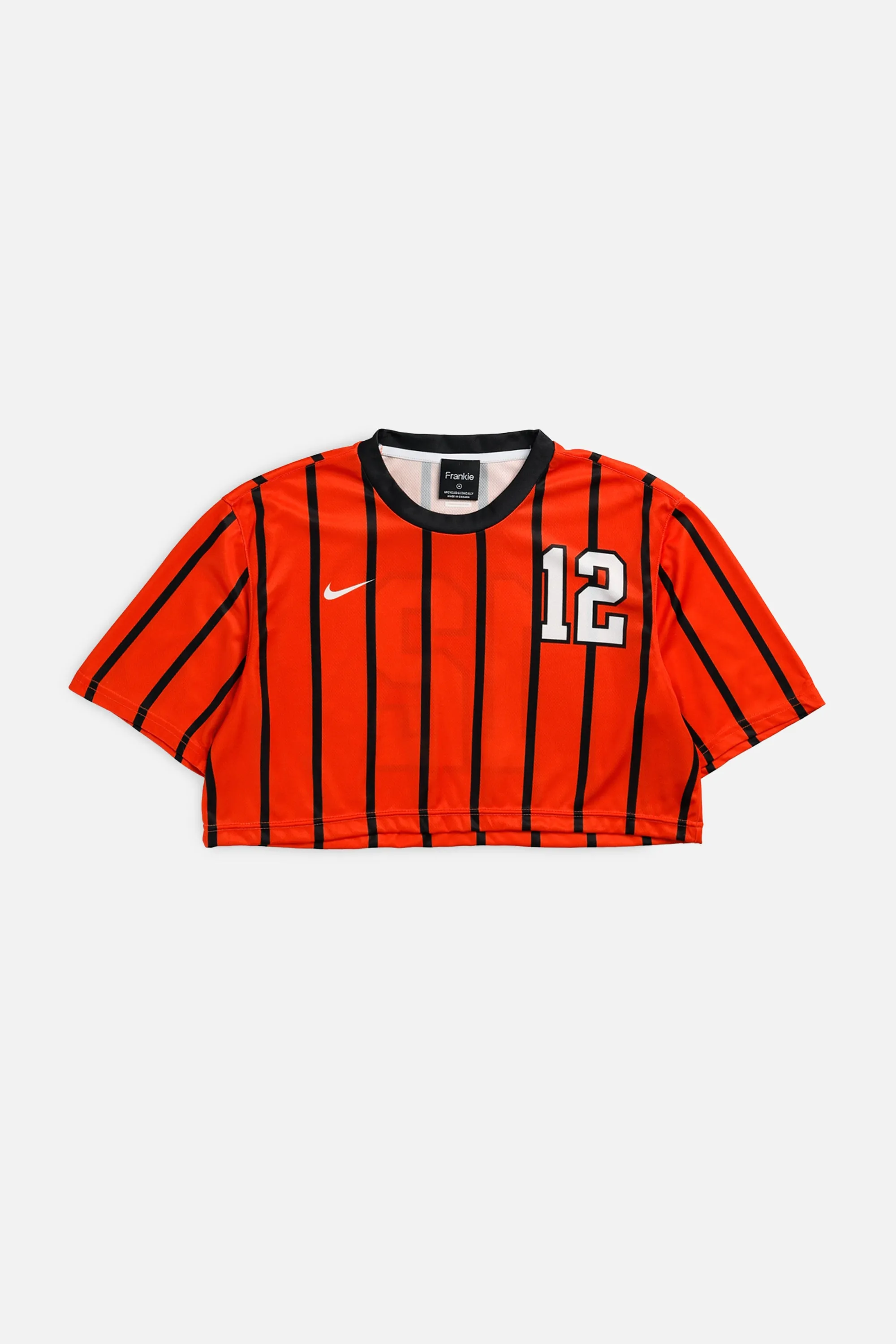 Rework Crop Nike Soccer Jersey - M Frankie