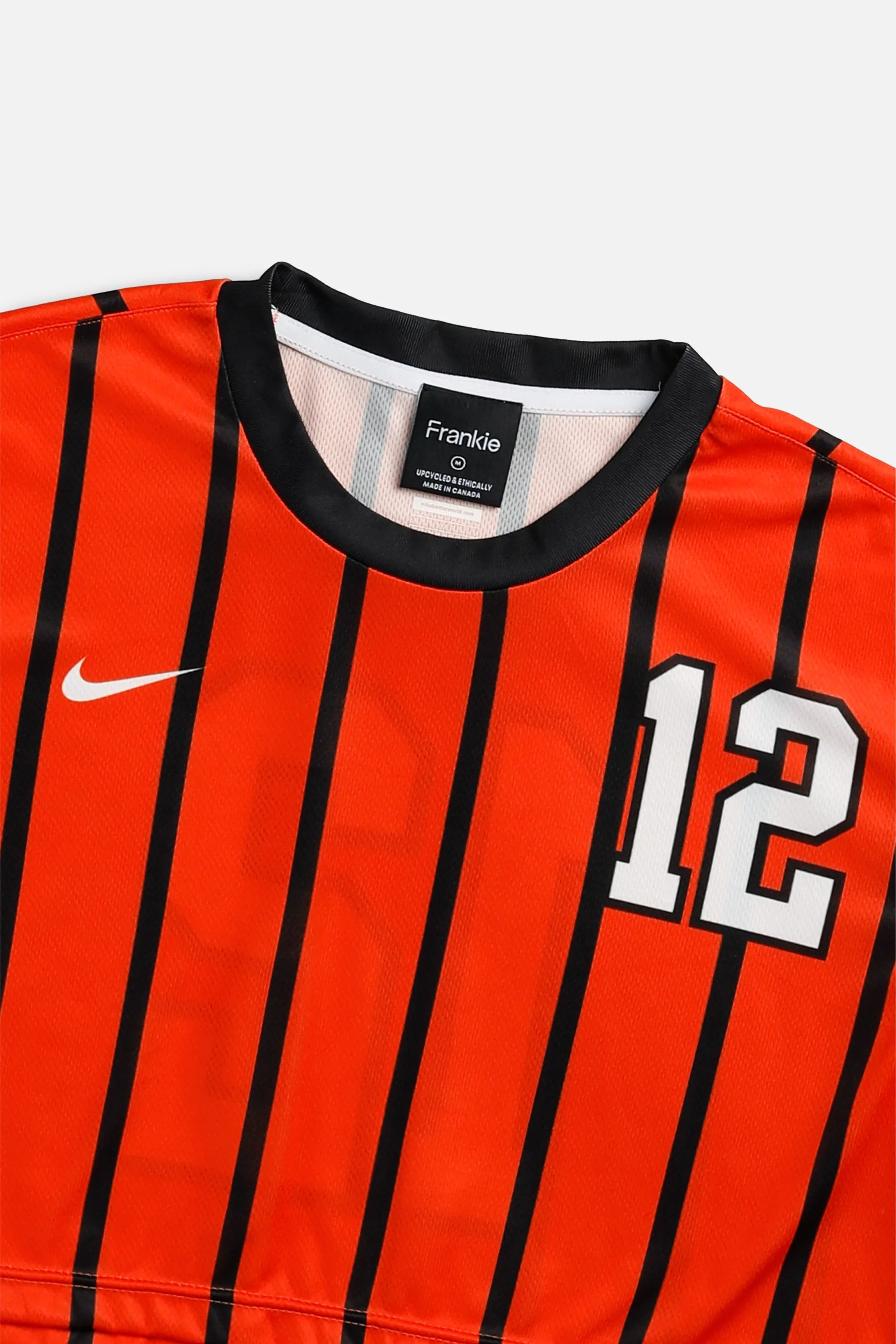 Rework Crop Nike Soccer Jersey - M Frankie
