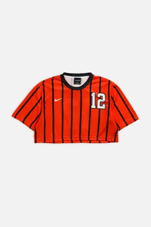 Rework Crop Nike Soccer Jersey - M Frankie