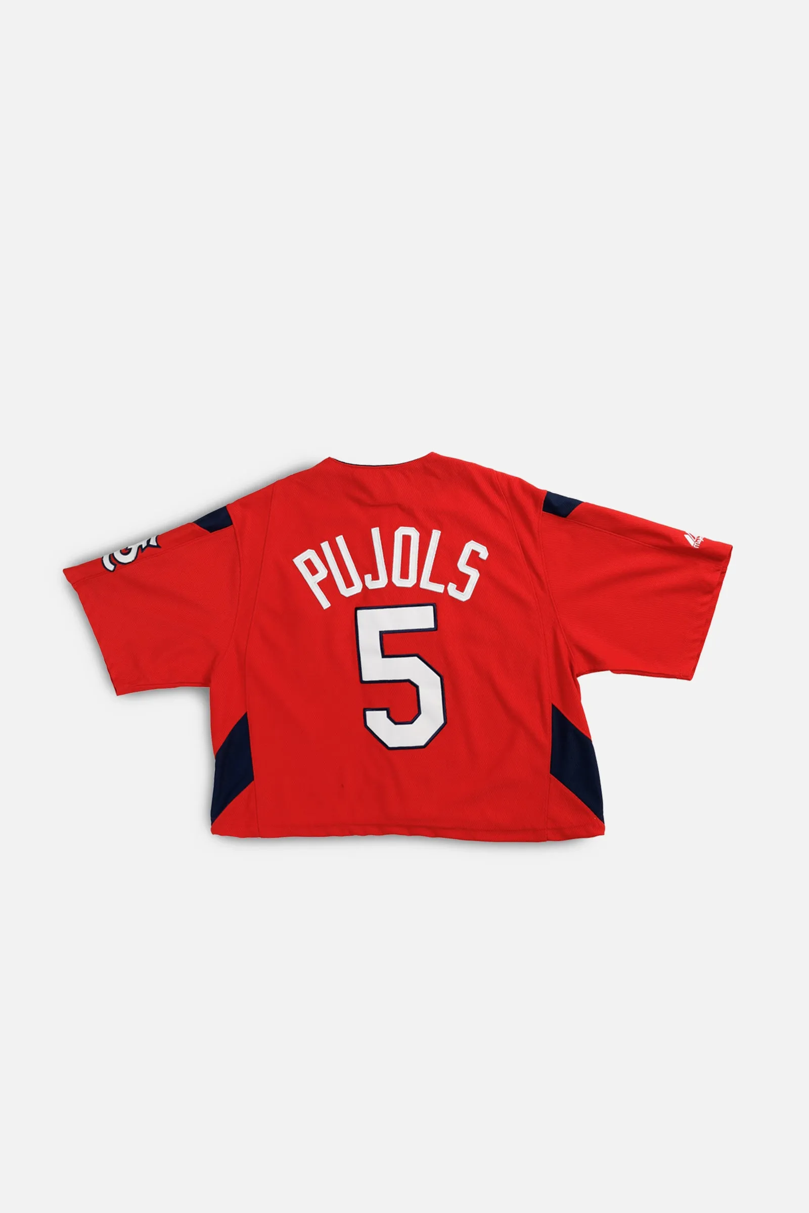 Rework Crop St. Louis Cardinals MLB Jersey - L Frankie