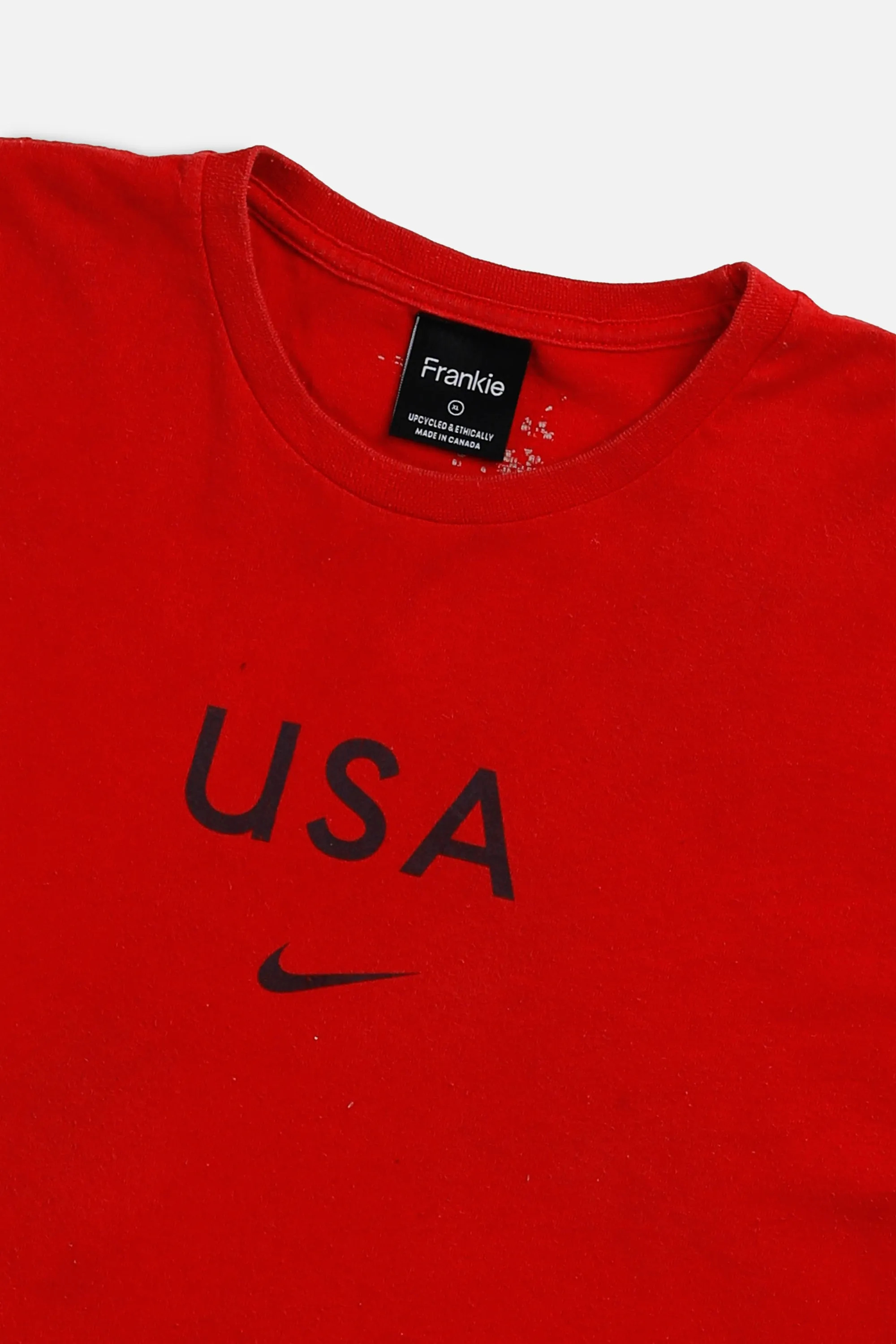 Rework Crop USA Soccer Tee - XL Frankie