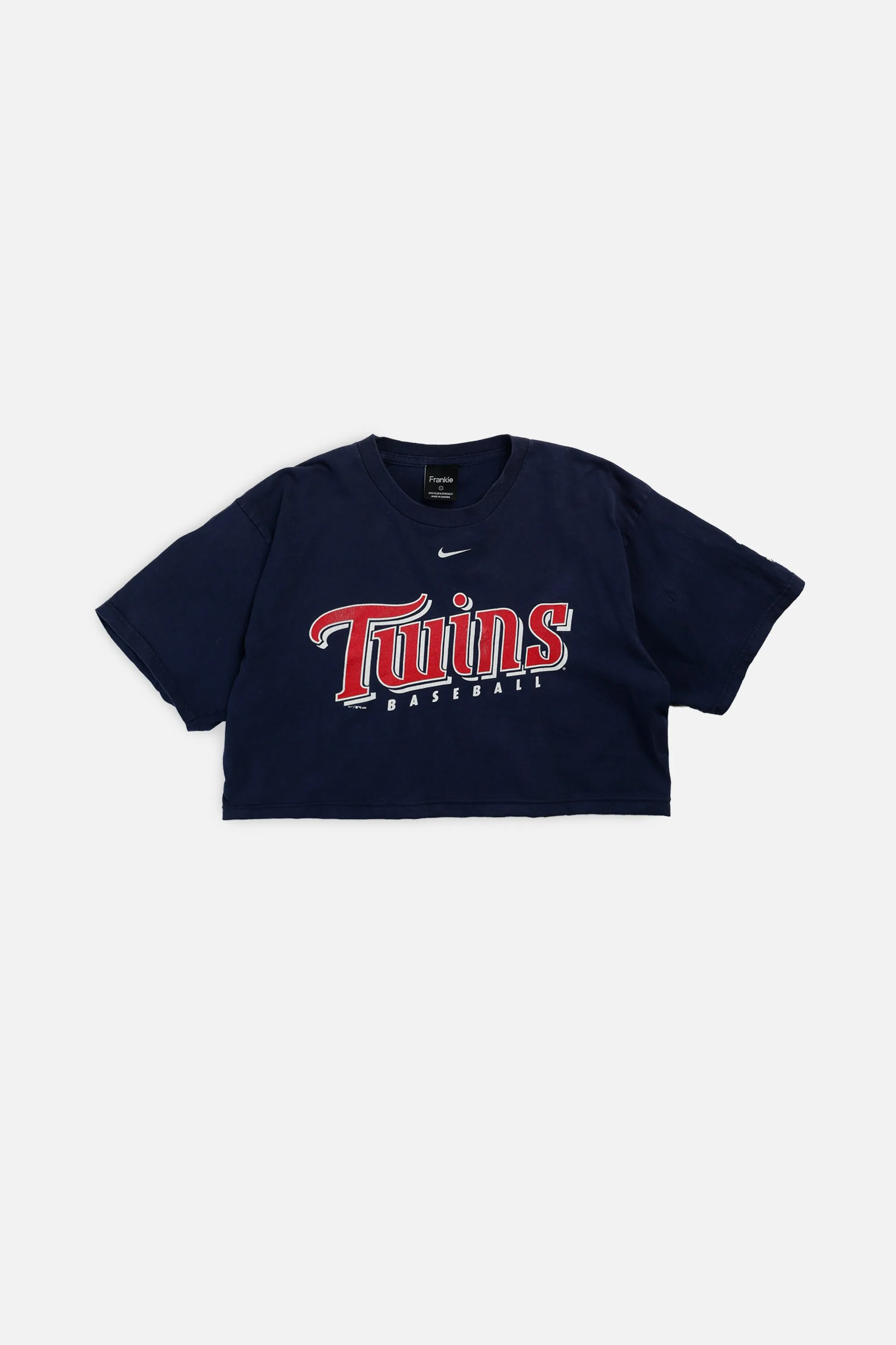 Rework Minnesota Twins MLB Crop Tee - L Frankie