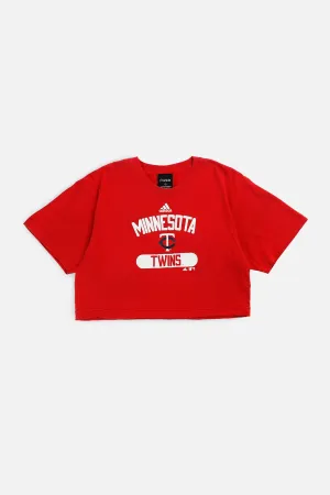 Rework Minnesota Twins MLB Crop Tee - M Frankie
