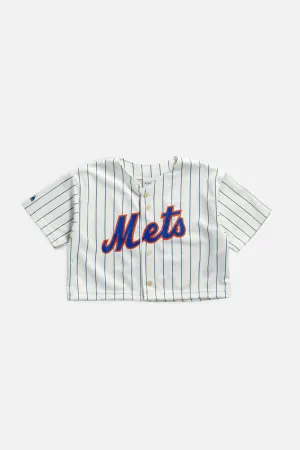 Rework New York Mets MLB Crop Jersey - S Frankie