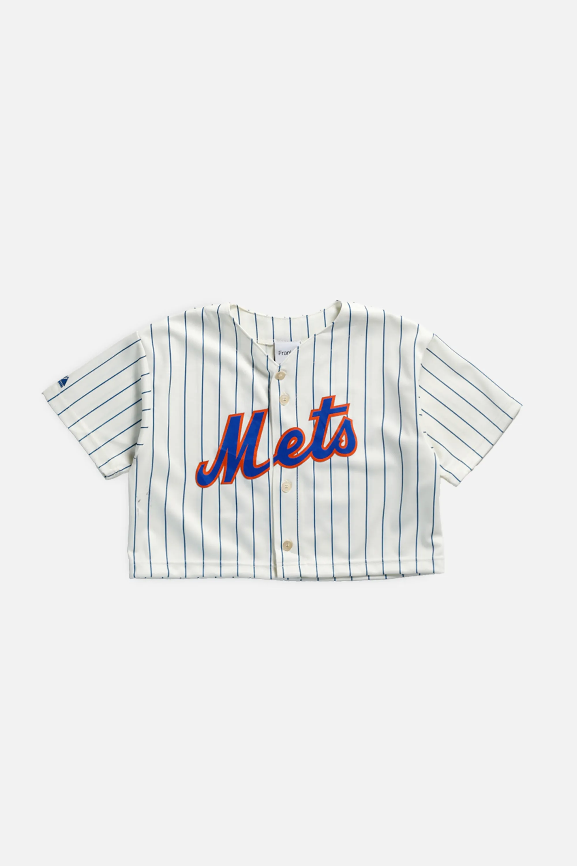 Rework New York Mets MLB Crop Jersey - S Frankie
