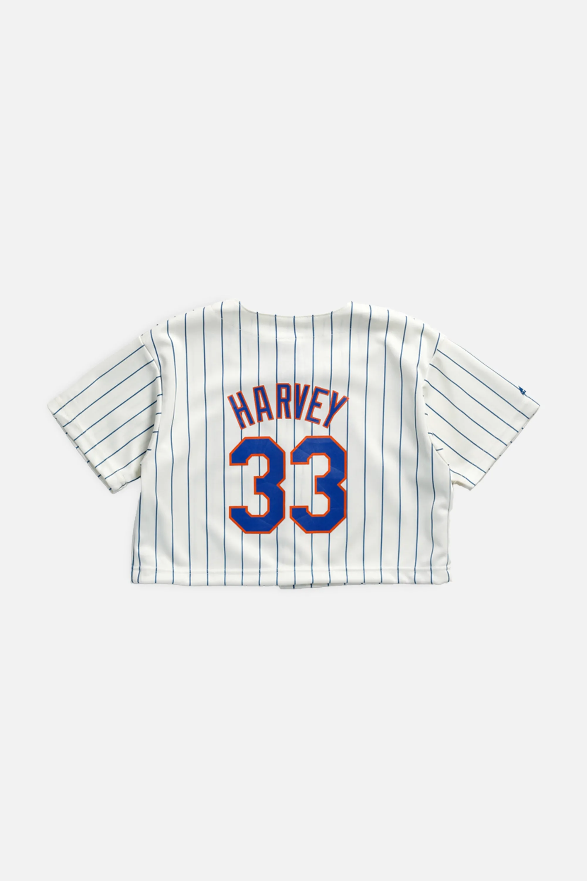 Rework New York Mets MLB Crop Jersey - S Frankie