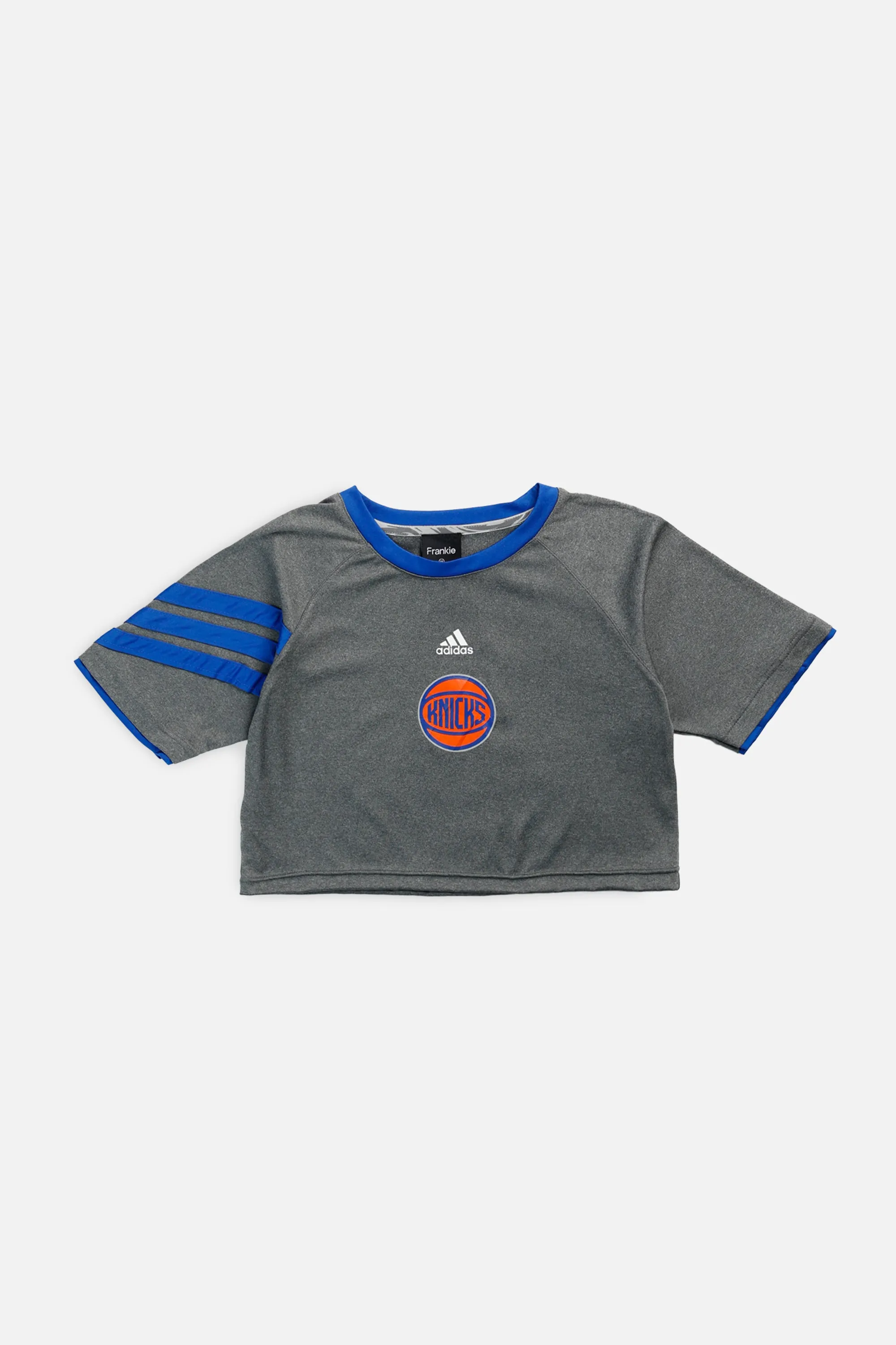 Rework NY Knicks NBA Crop Tee - XS Frankie