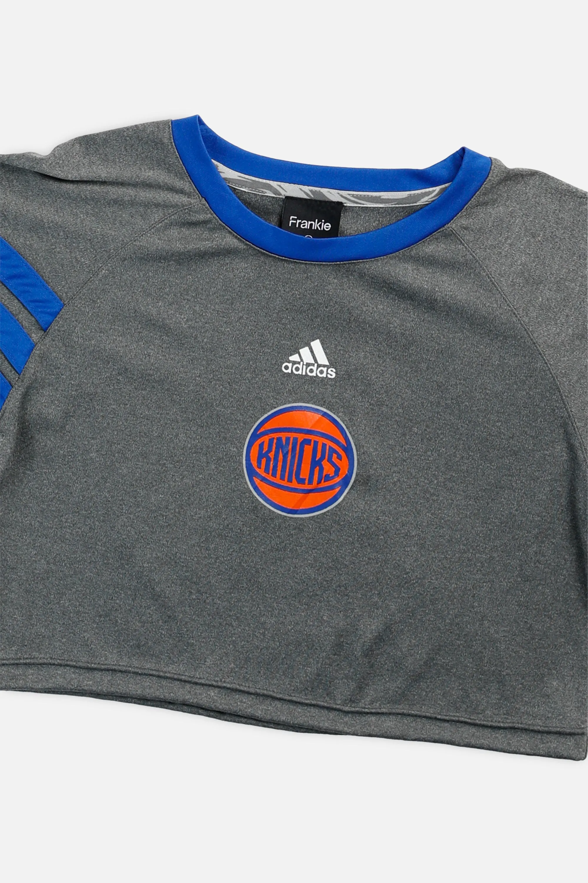 Rework NY Knicks NBA Crop Tee - XS Frankie