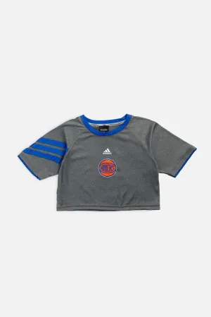 Rework NY Knicks NBA Crop Tee - XS Frankie