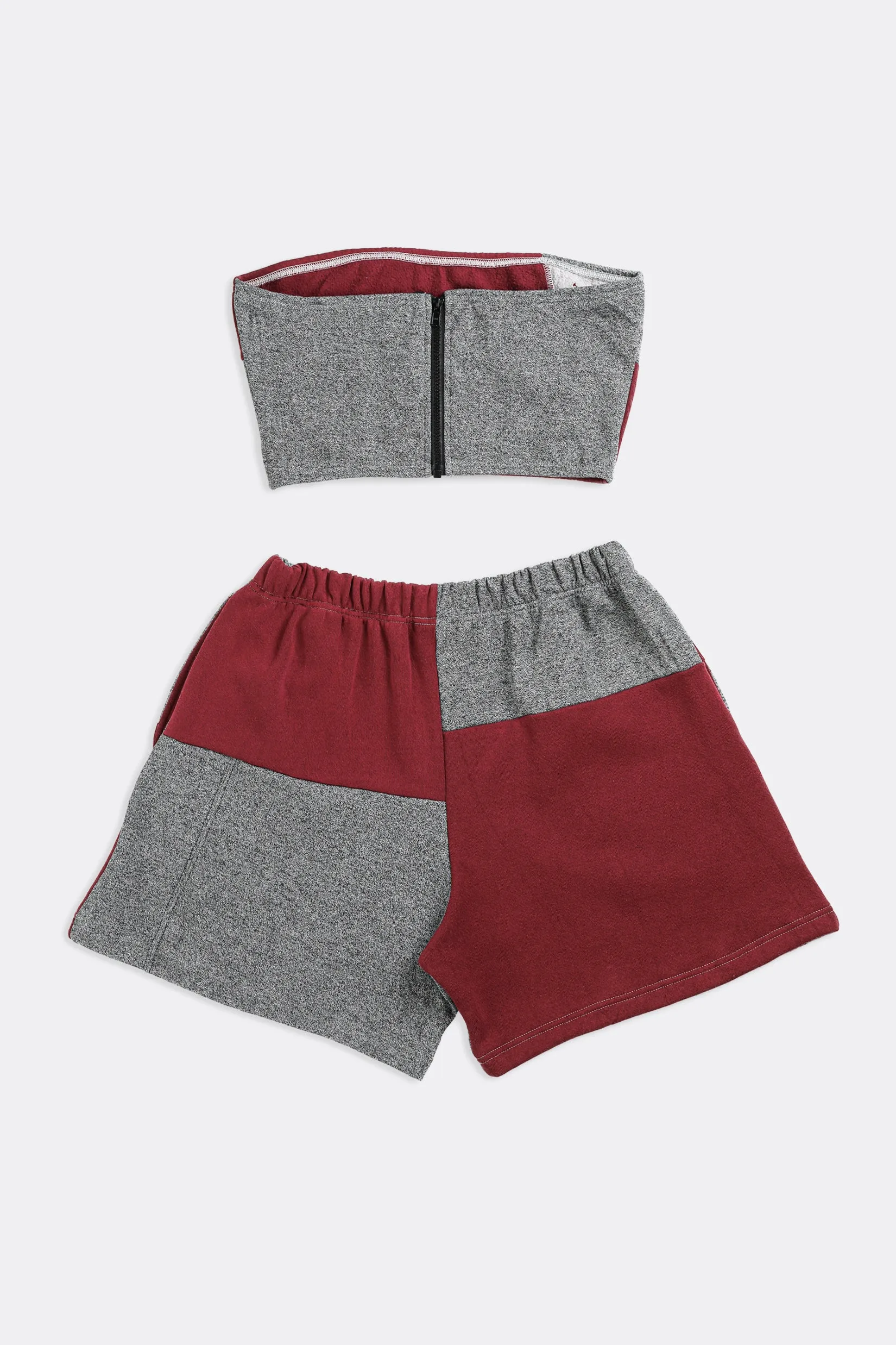 Rework Patchwork Sweatshorts Set - L Frankie