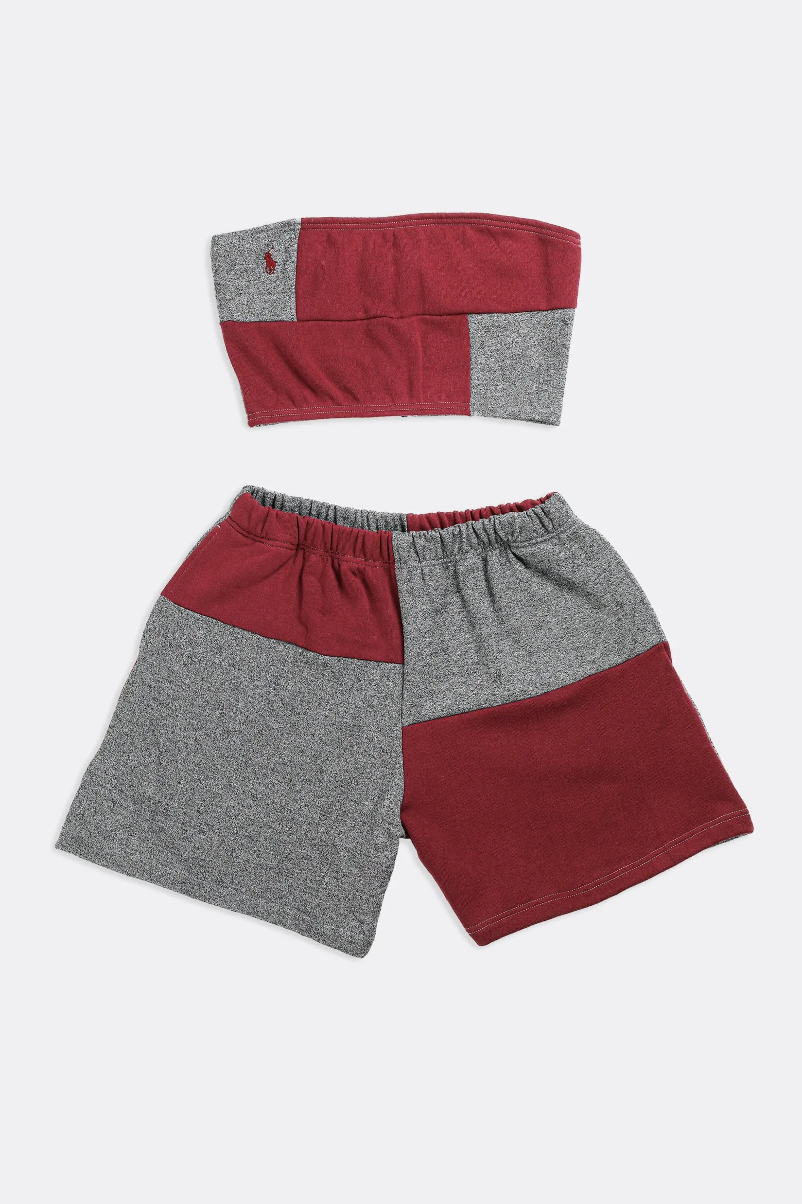Rework Patchwork Sweatshorts Set - L Frankie