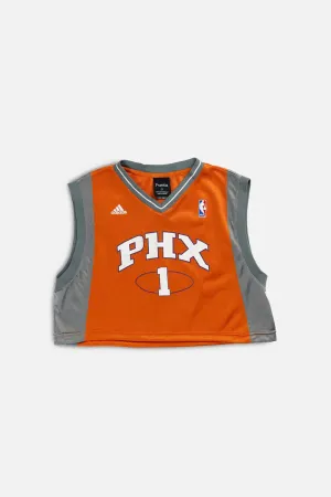 Rework Phoenix Suns NBA Crop Jersey - L Frankie