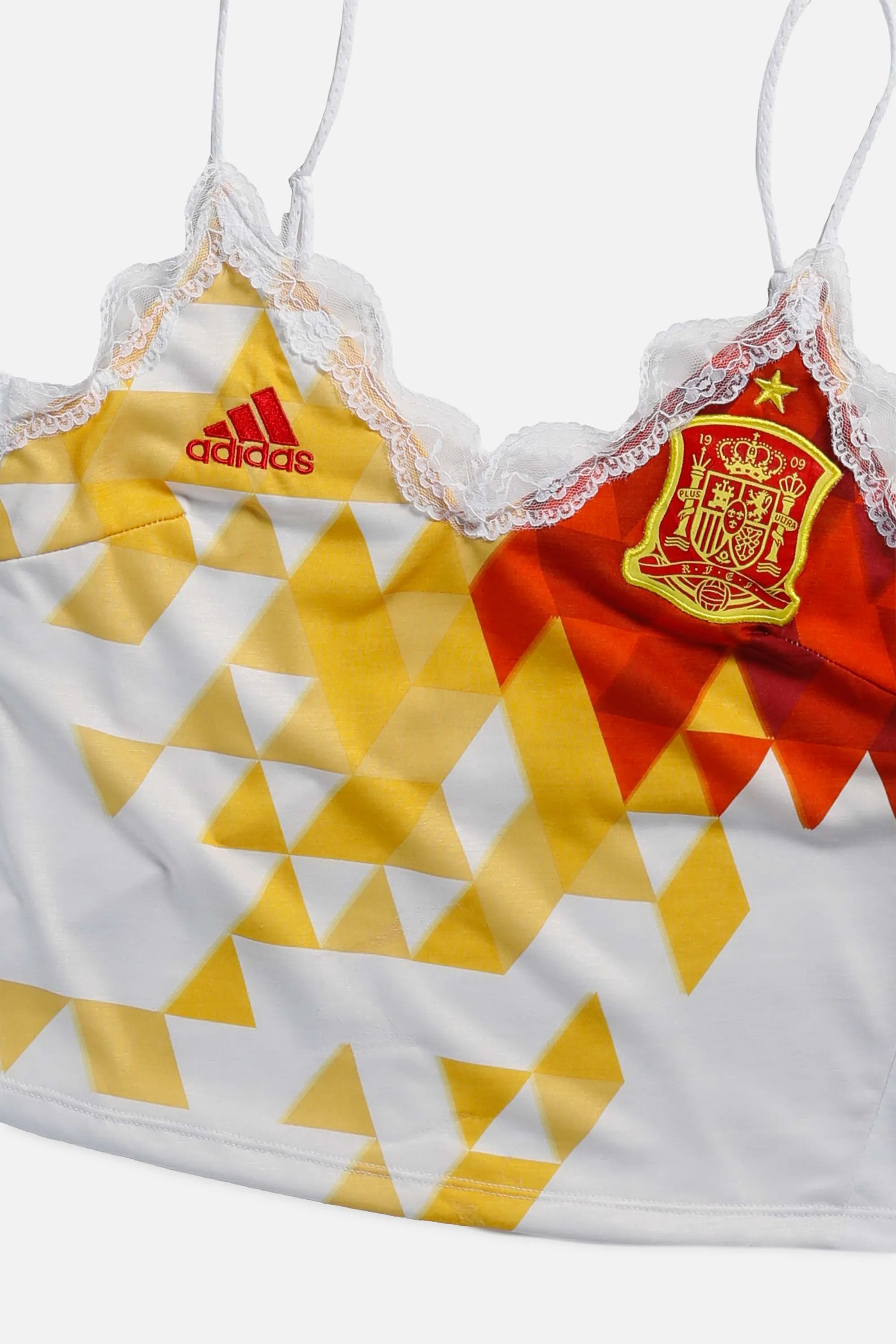 Rework Spain Soccer Lace Tank - S Frankie