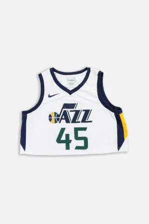 Rework Utah Jazz NBA Crop Jersey - XL Frankie