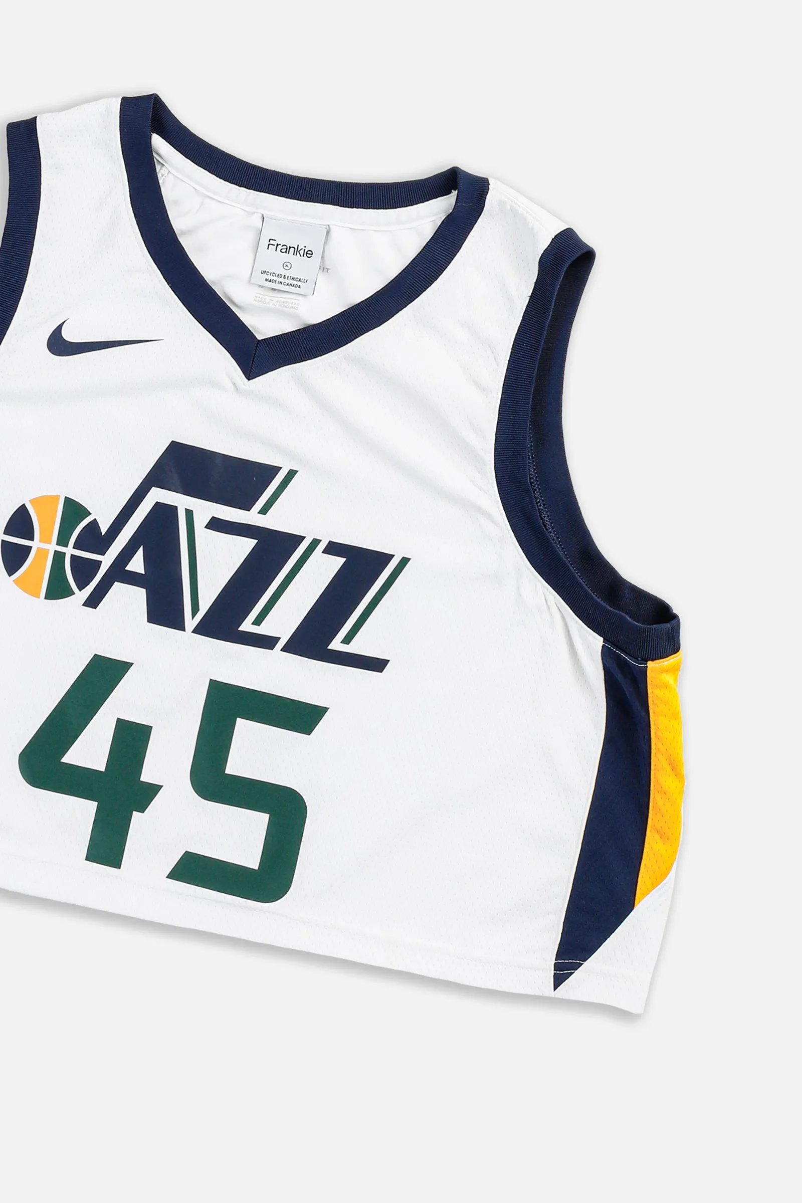 Rework Utah Jazz NBA Crop Jersey - XL Frankie