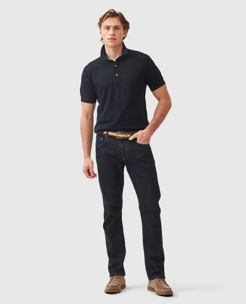 Rodd And Gunn Mens Masons flat knit - Midnight