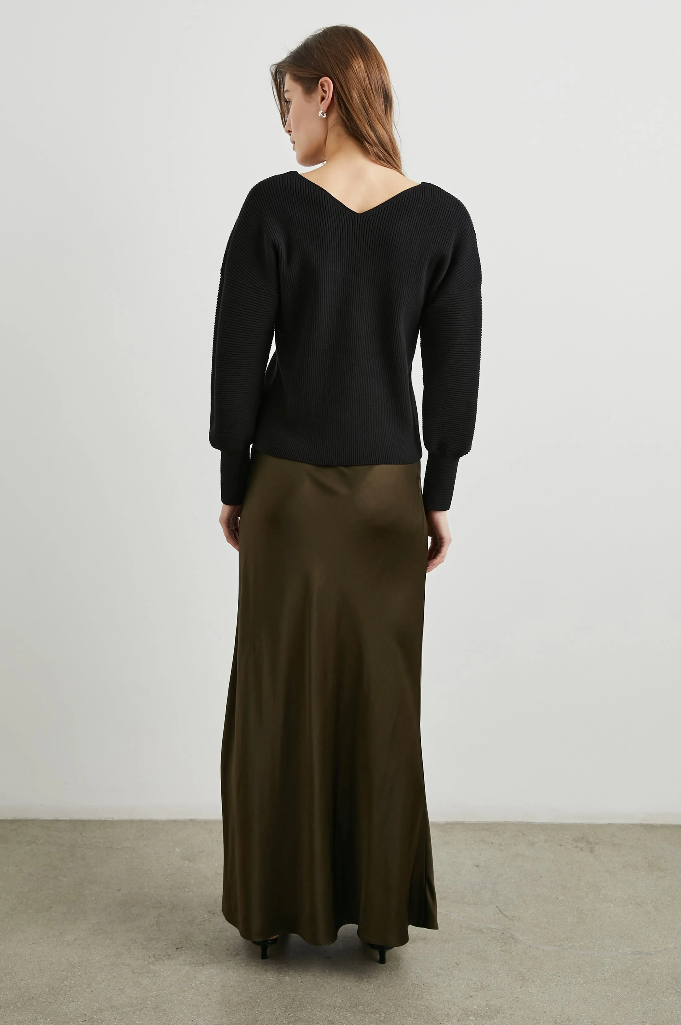 ROMINA SKIRT - DARK MOSS Rails