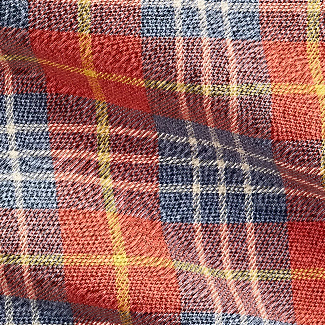 RRL by Ralph Lauren Plaid Twill Workshirt Red / Blue
