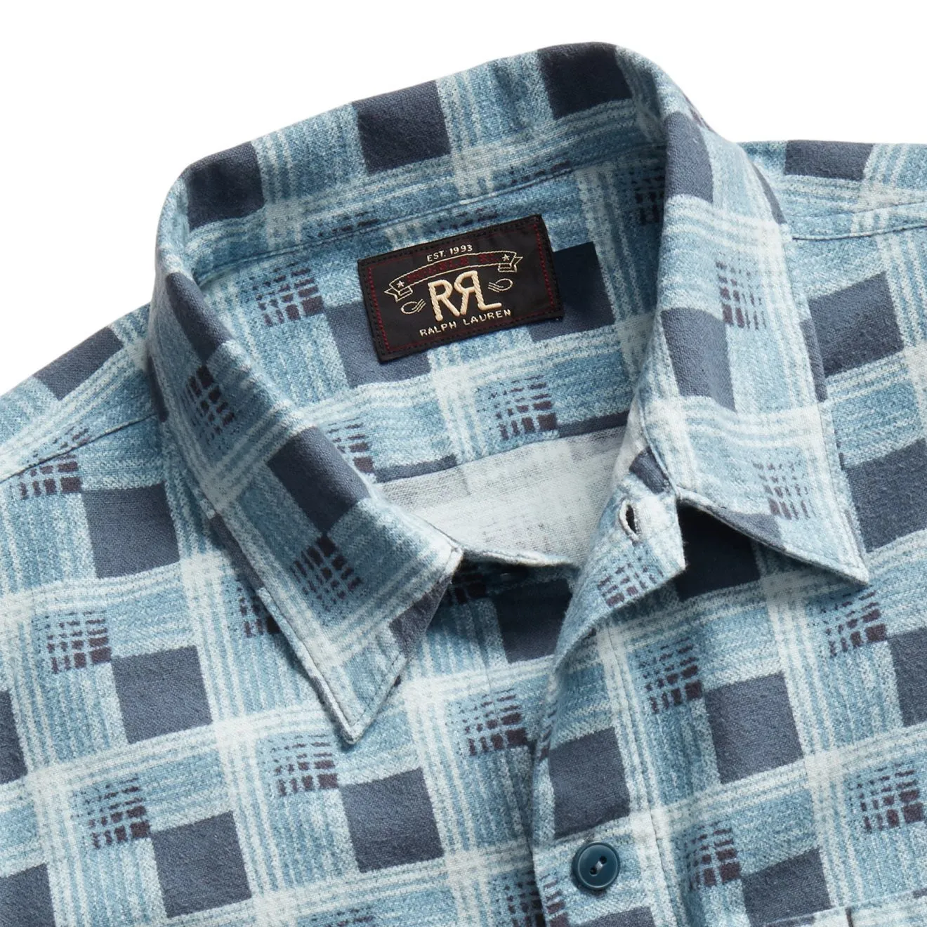 RRL by Ralph Lauren Universal CMP L/S Shirt Dark Blue / Blue