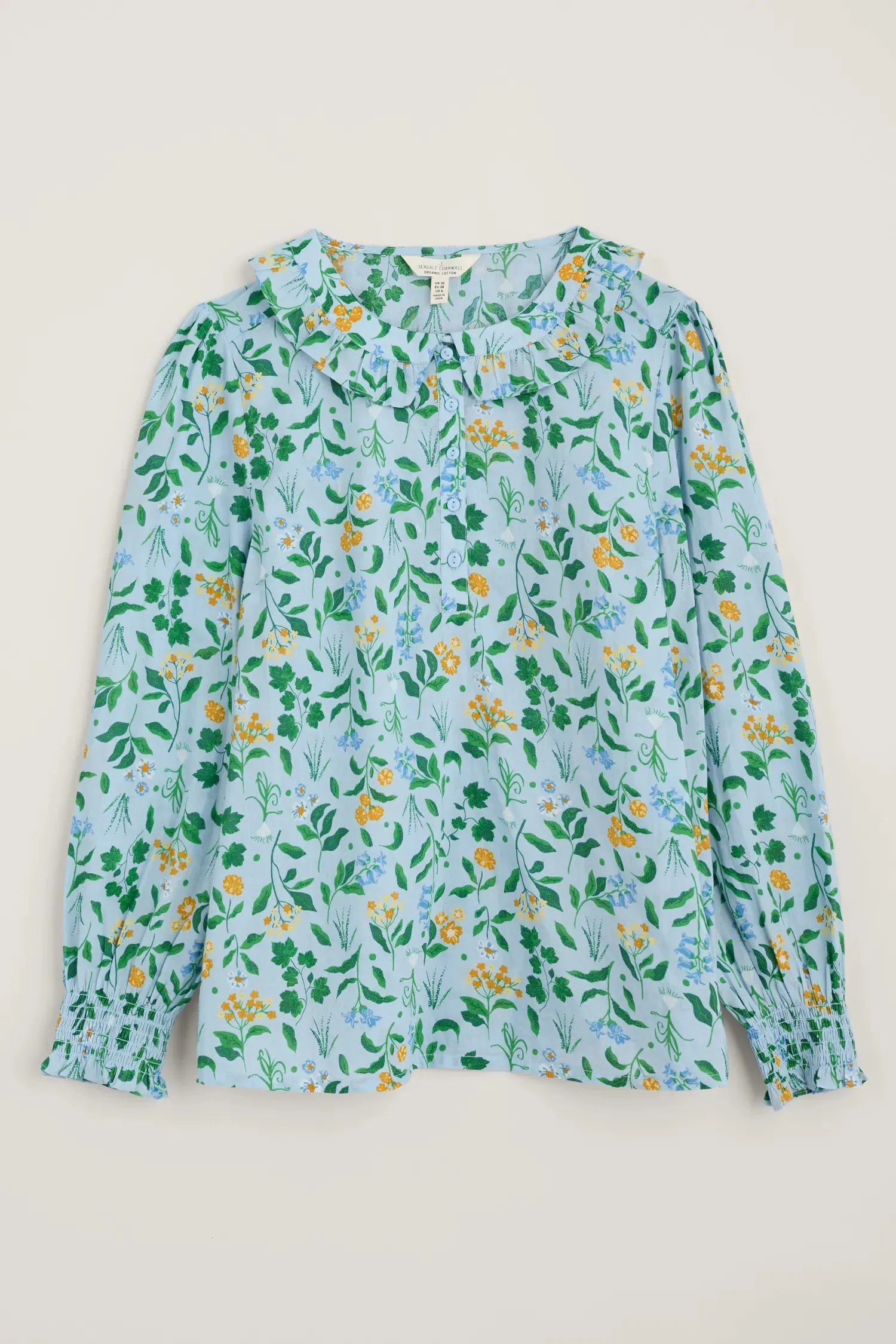 Seasalt Last Leaf Printed Organic Cotton Top