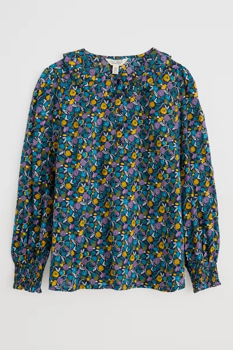 Seasalt Last Leaf Printed Organic Cotton Top