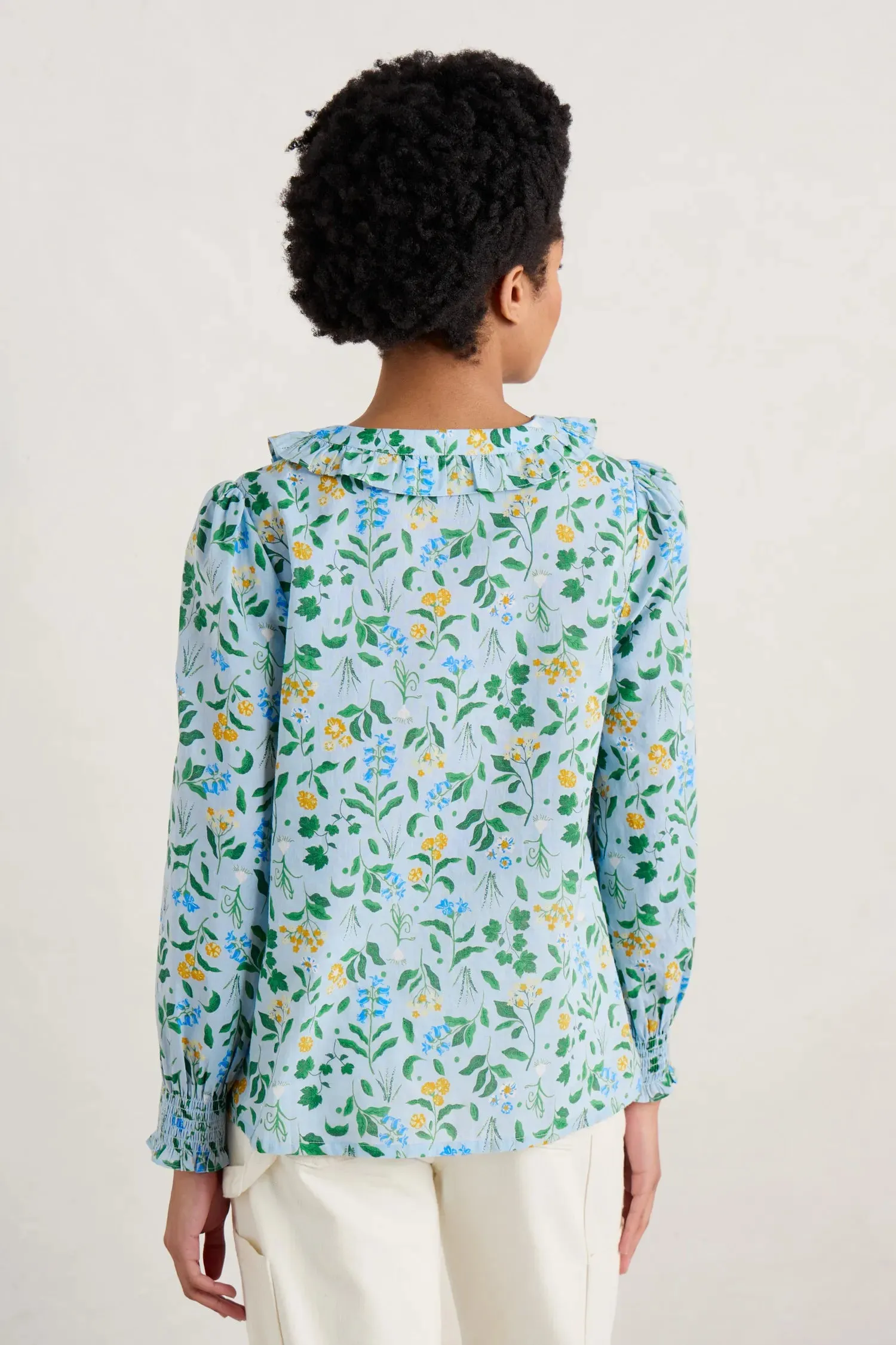 Seasalt Last Leaf Printed Organic Cotton Top