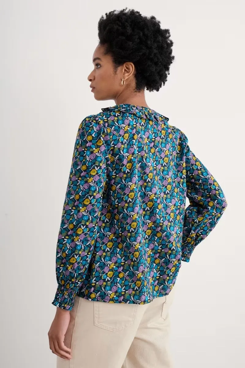 Seasalt Last Leaf Printed Organic Cotton Top