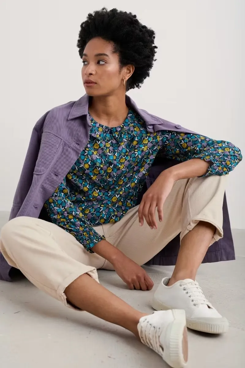 Seasalt Last Leaf Printed Organic Cotton Top