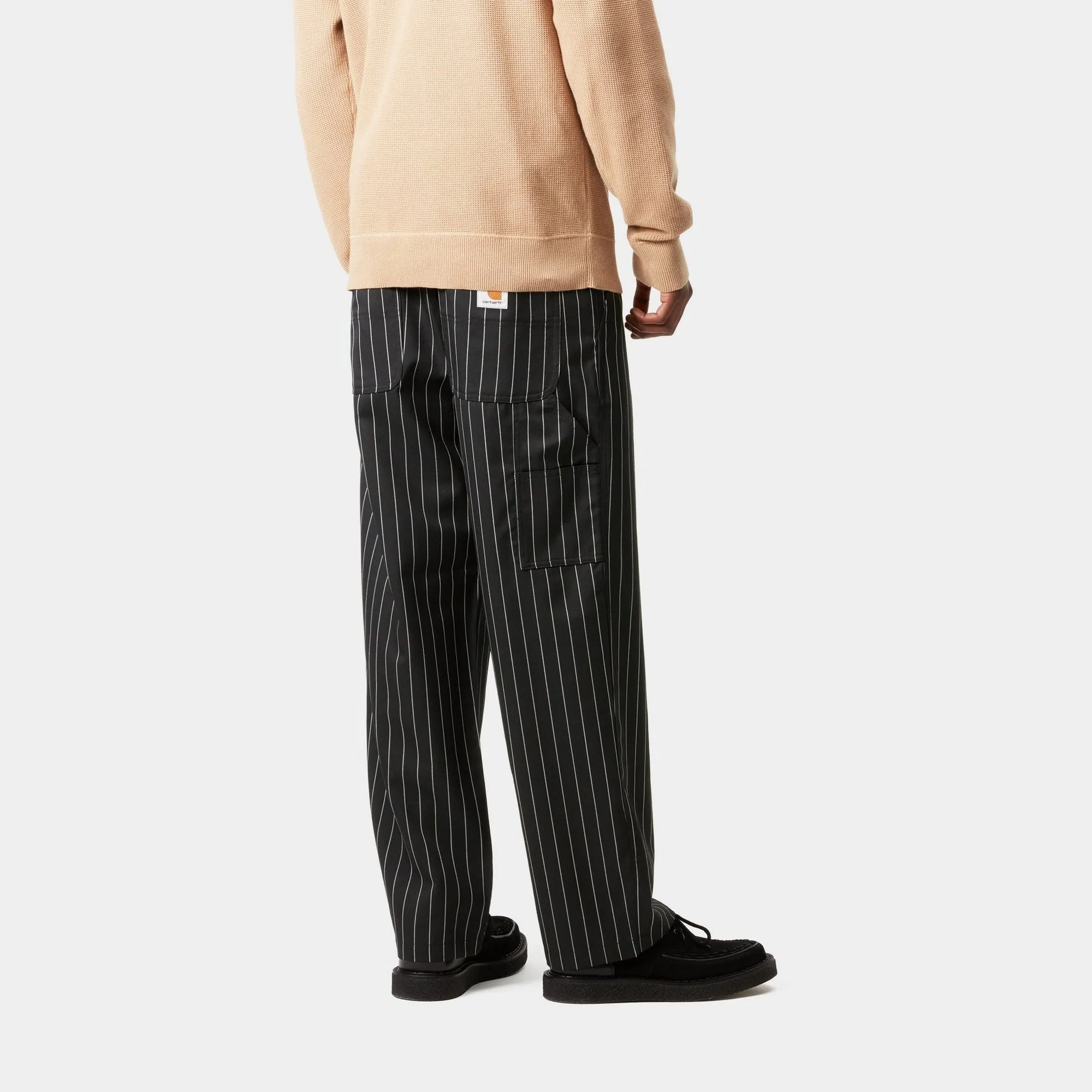 Seaton Pant | Black / Wax Seaton Stripe Carhartt WIP