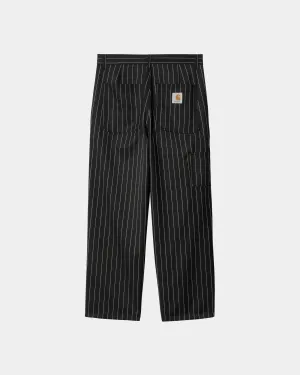 Seaton Pant | Black / Wax Seaton Stripe Carhartt WIP