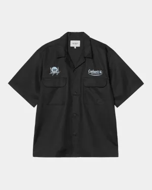 Short Sleeve Deli Shirt | Black / Bluebird Carhartt WIP
