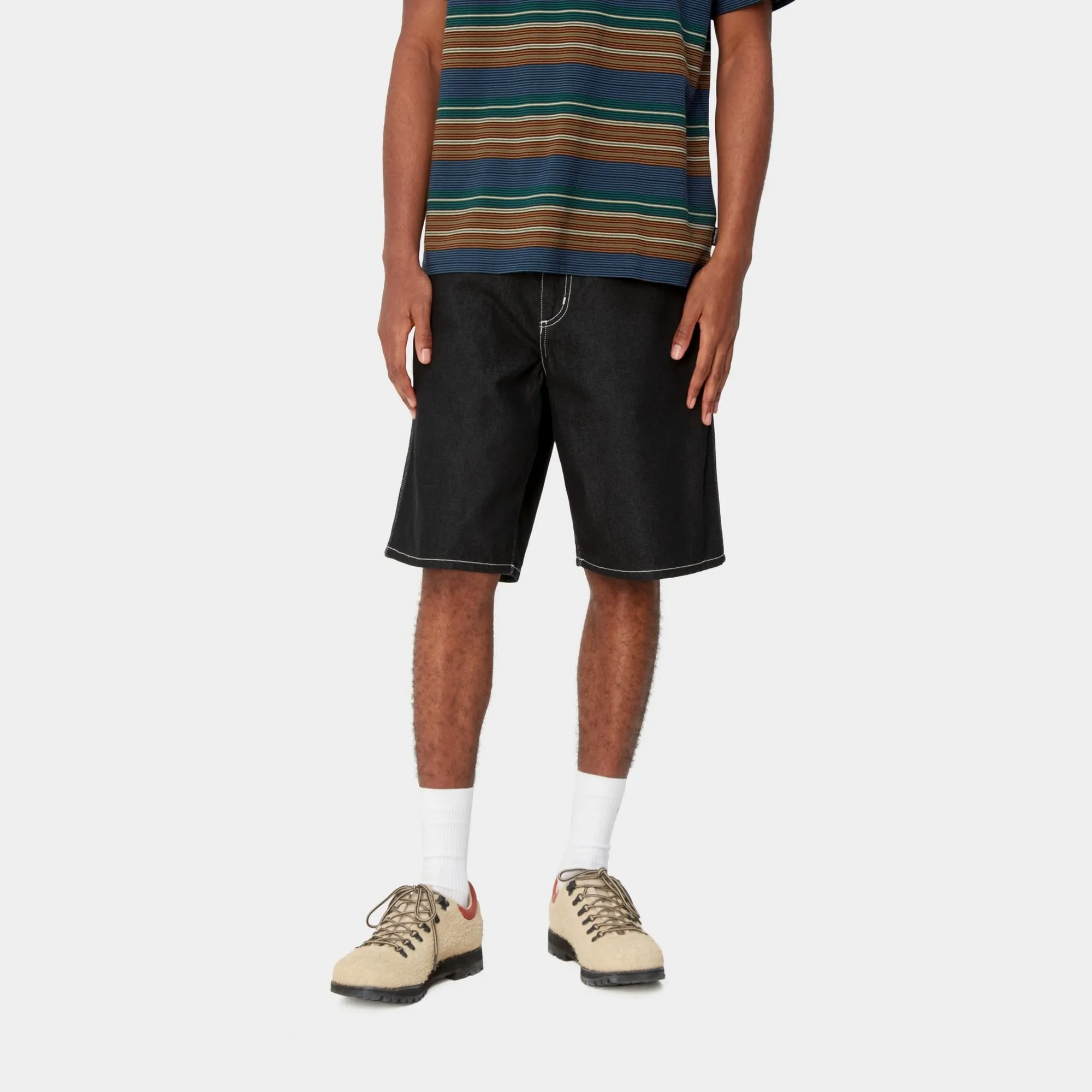 Simple Short - Denim | Black (one wash) Carhartt WIP