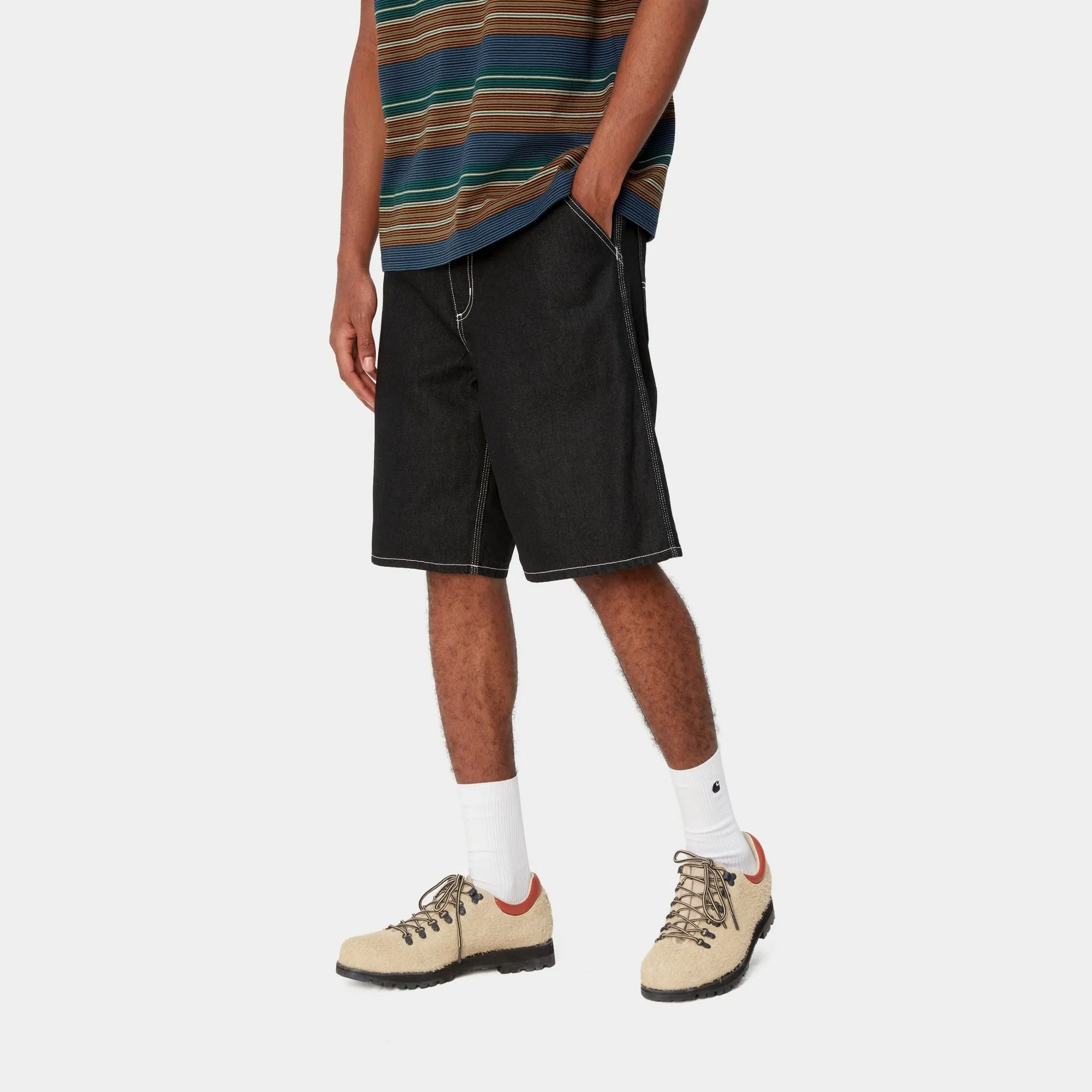 Simple Short - Denim | Black (one wash) Carhartt WIP