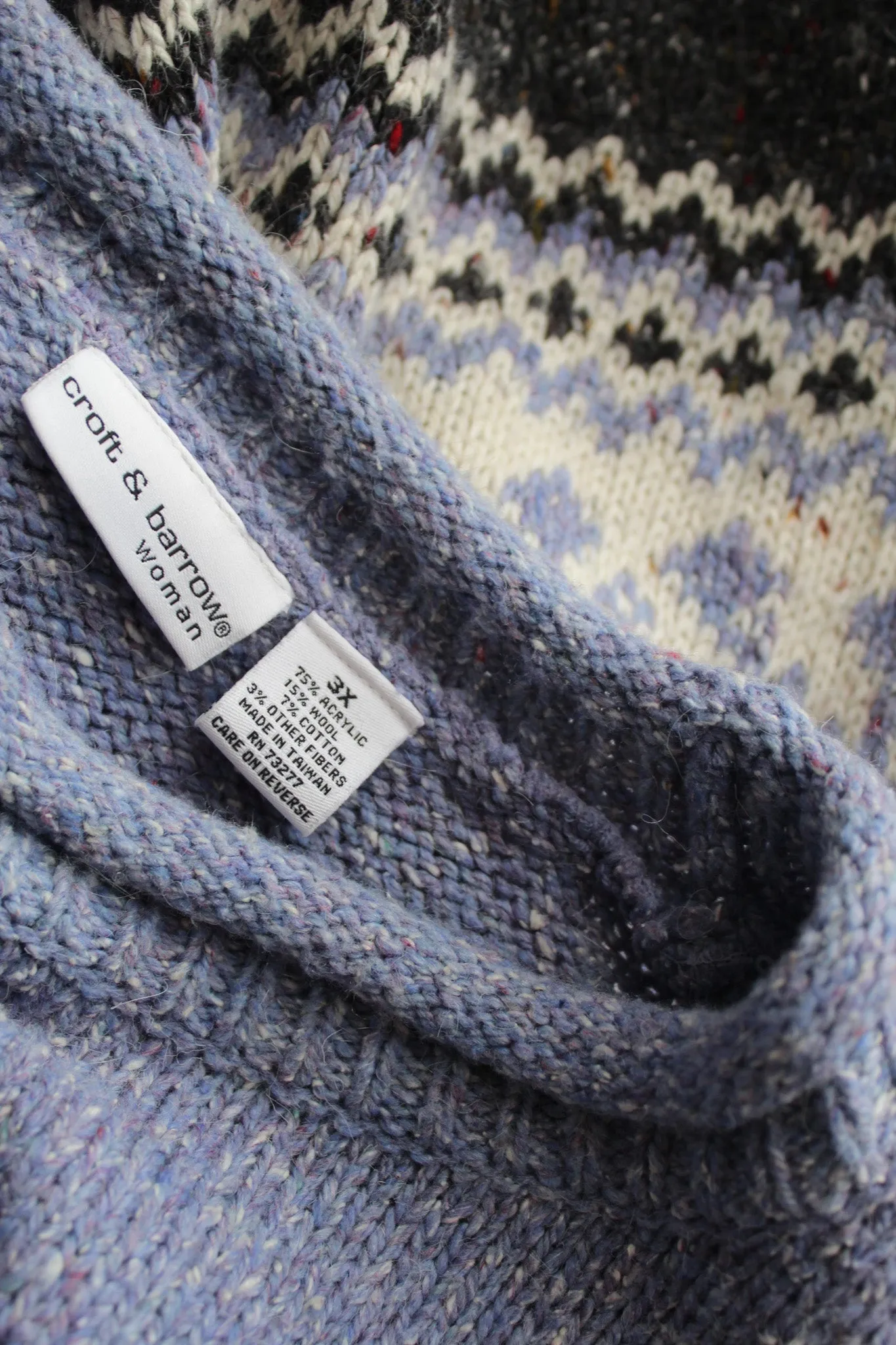 ski lodge sweater 1919 Vintage