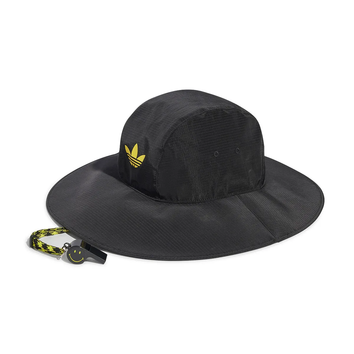   Smiley Bucket Hat With Whistle 'Black'