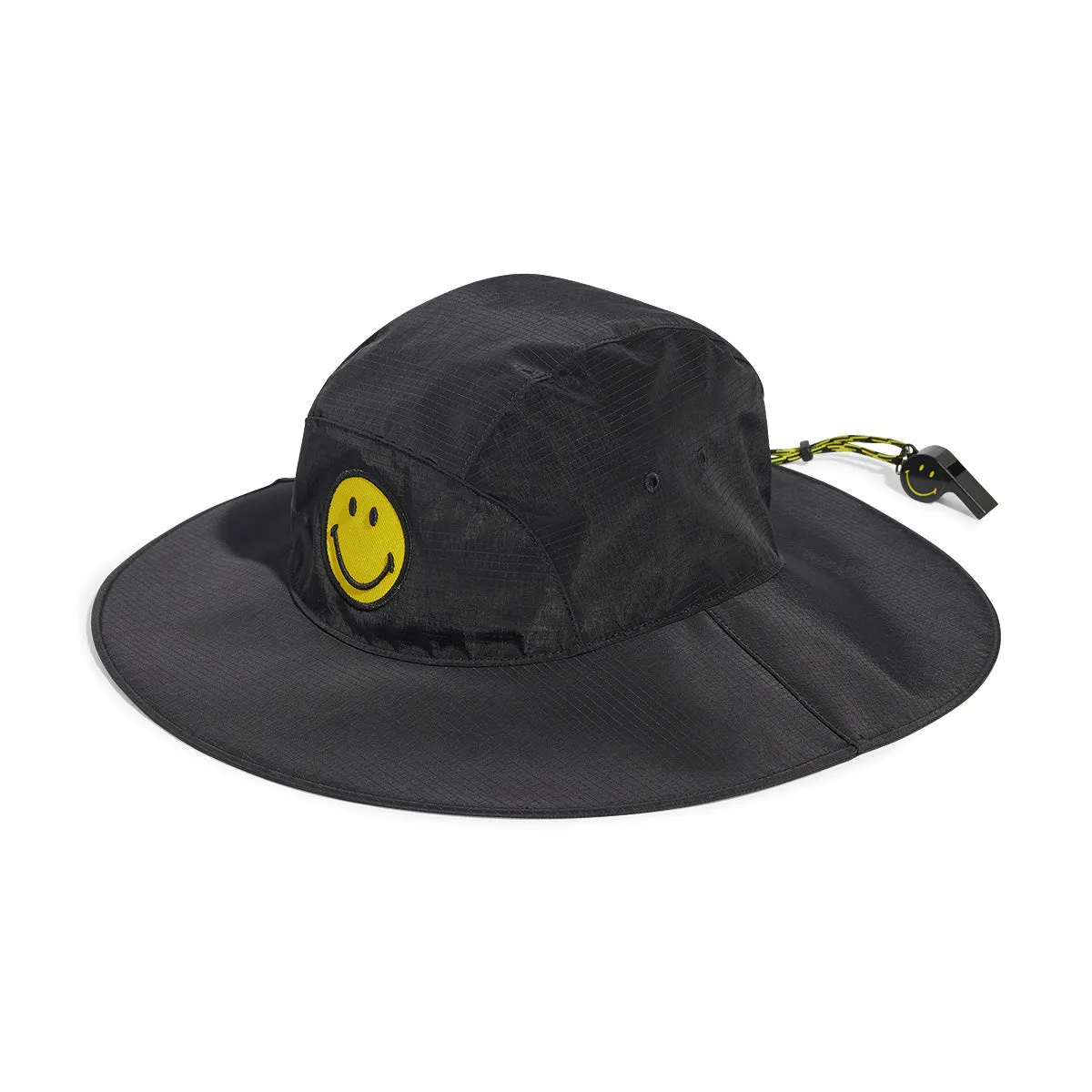   Smiley Bucket Hat With Whistle 'Black'